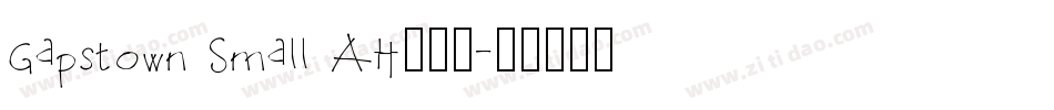 Gapstown Small AH转换器字体转换